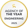 Agency of the year engineering Sourcr badge